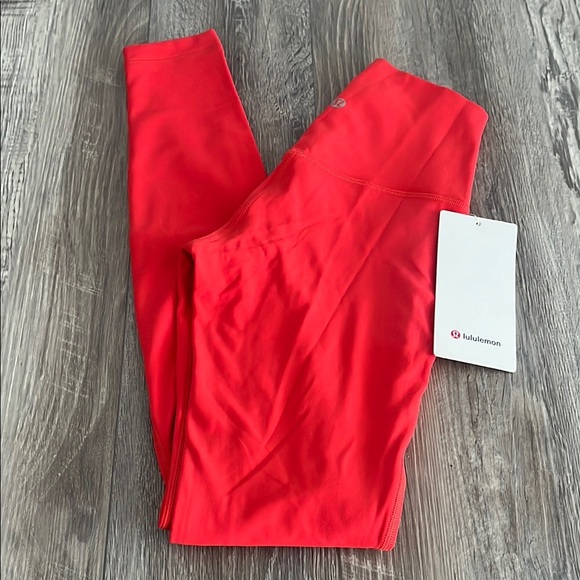 lululemon athletica Pants - Lululemon Red Performance Leggings New with tag